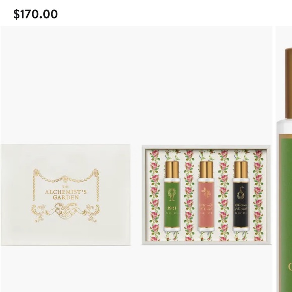 Gucci The Alchemist's Garden Trio - Green Pink Black